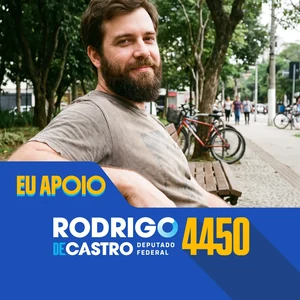 Moldura da campanha Rodrigo de Castro.
